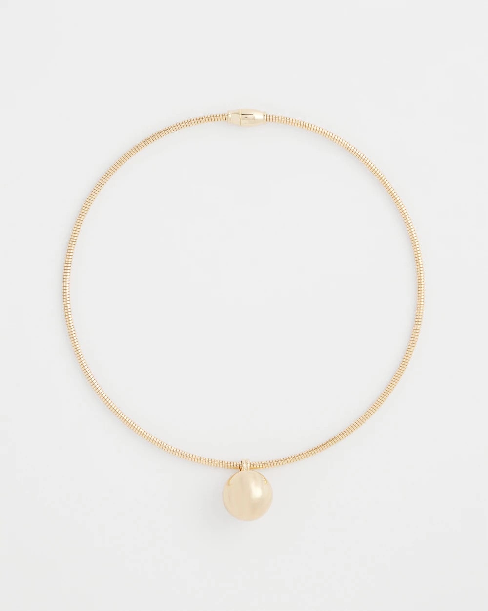 Gold Bead Collar Necklace - Chico's