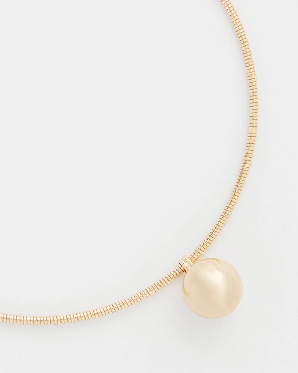 Gold Bead Collar Necklace - Chico's