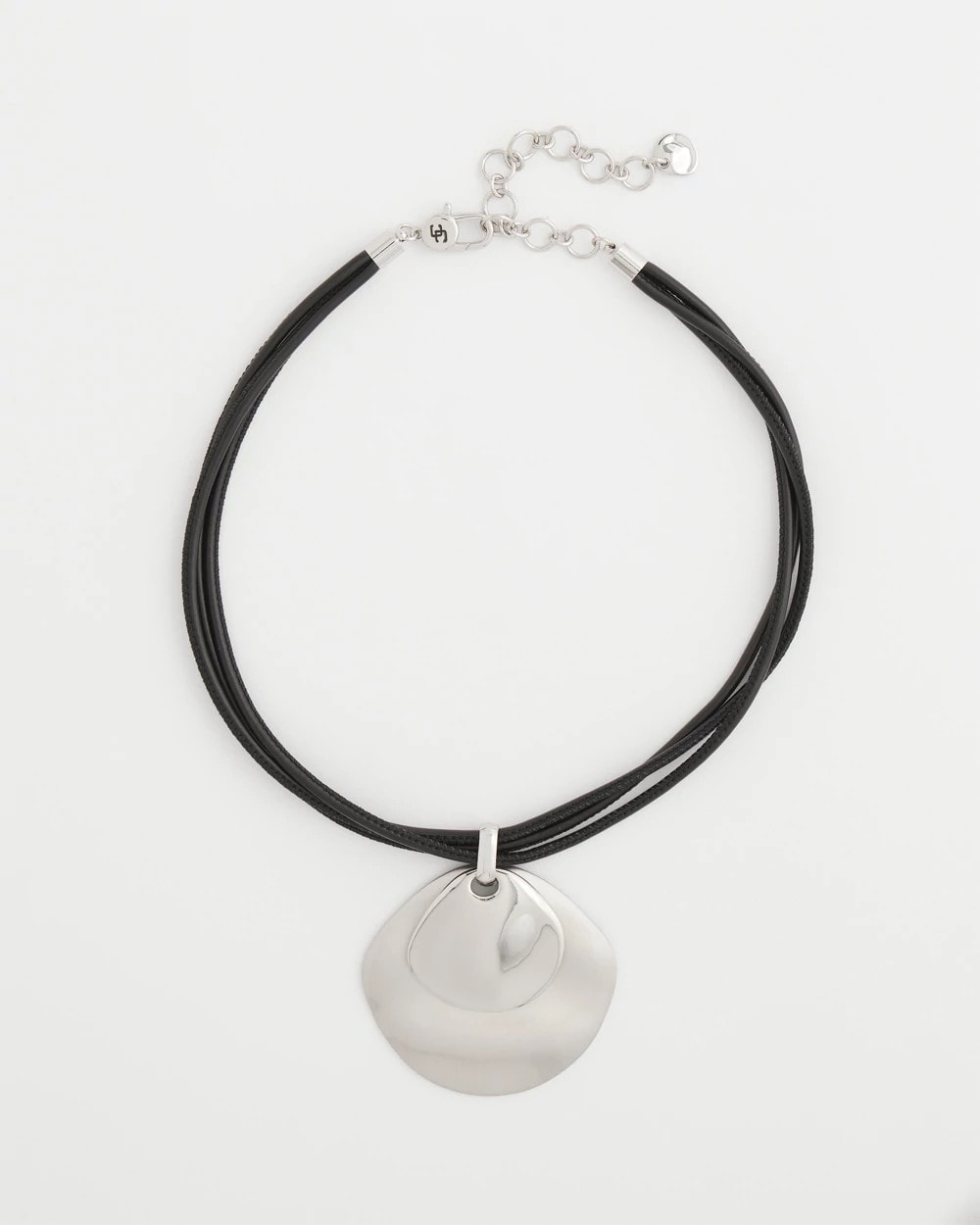 Silver Pendant On Cord - Chico's