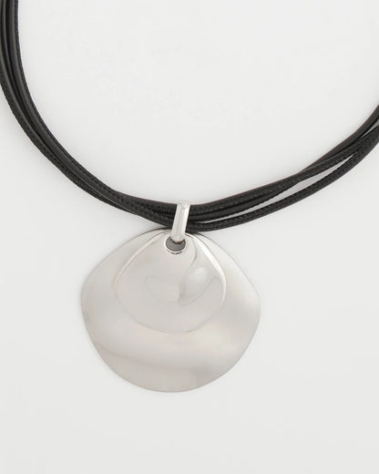 Silver Pendant On Cord - Chico's