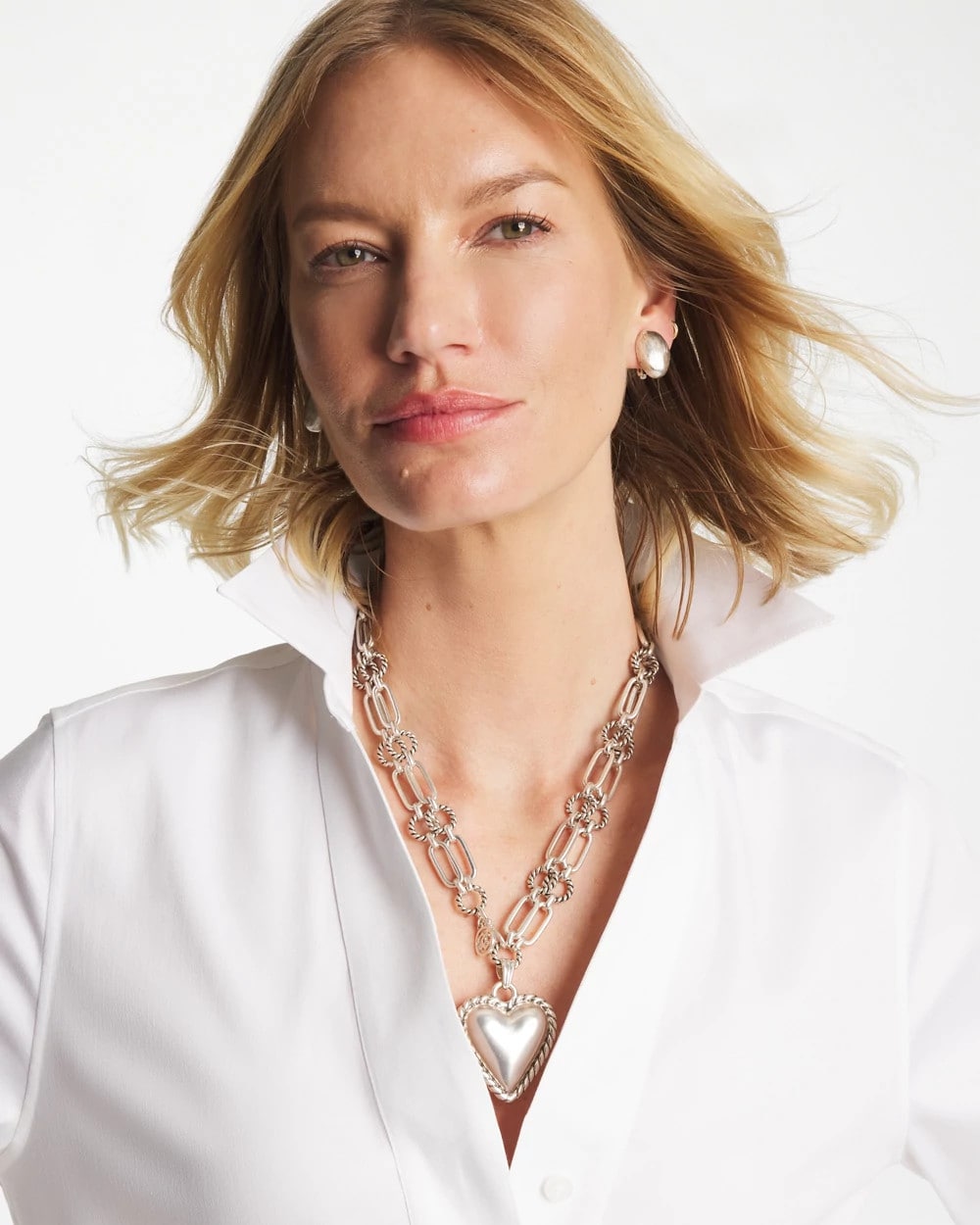 Heart Twice As Nice Pendant Necklace - Chico's