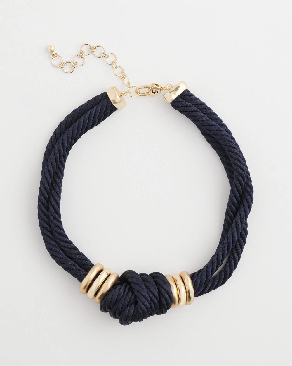 Navy Knot Rope Necklace - Chico's