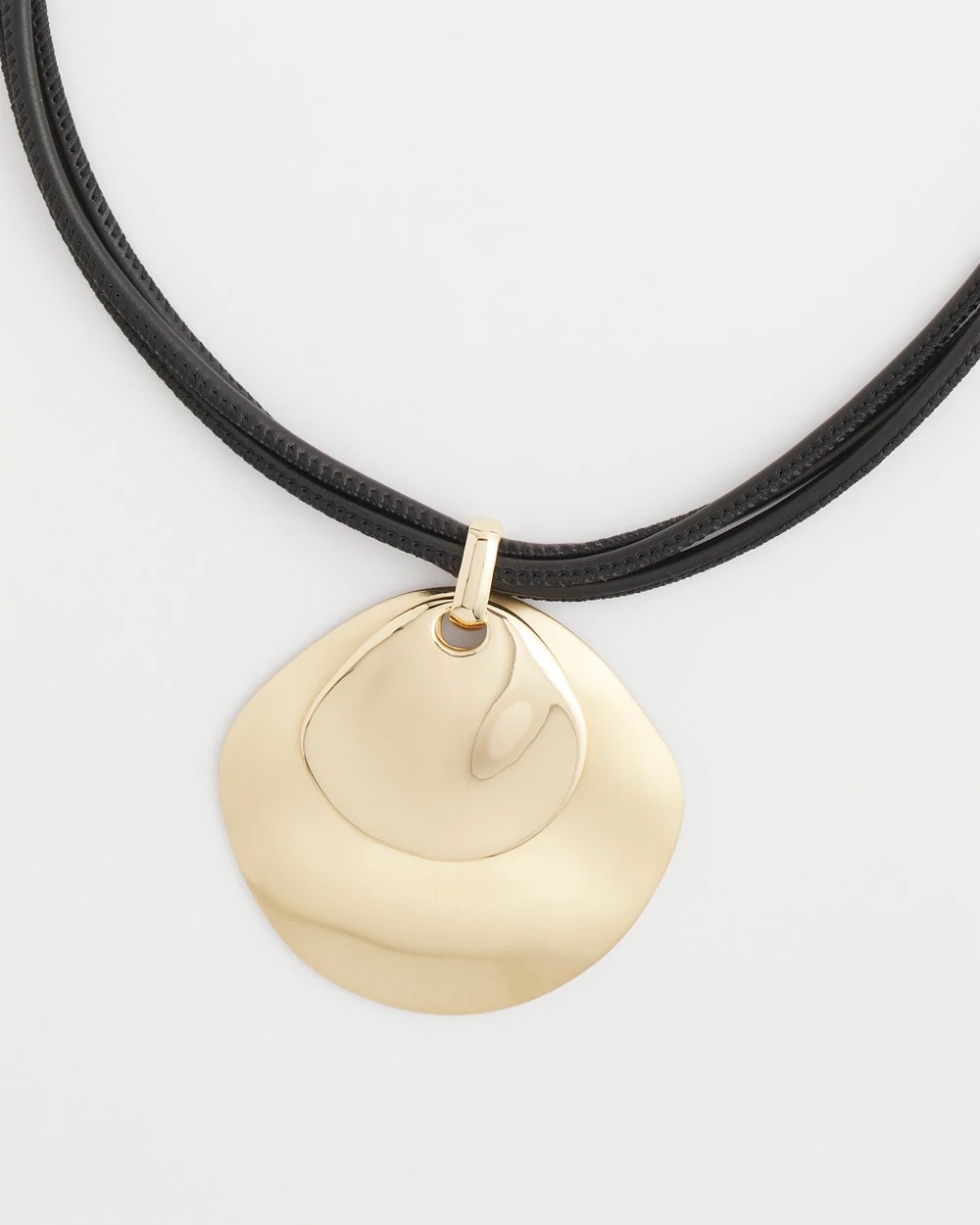 Gold Pendant On Cord - Chico's