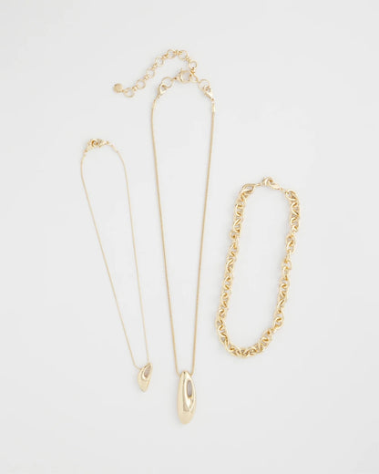 Convertible Three-Strand Pendant Necklace - Chico's
