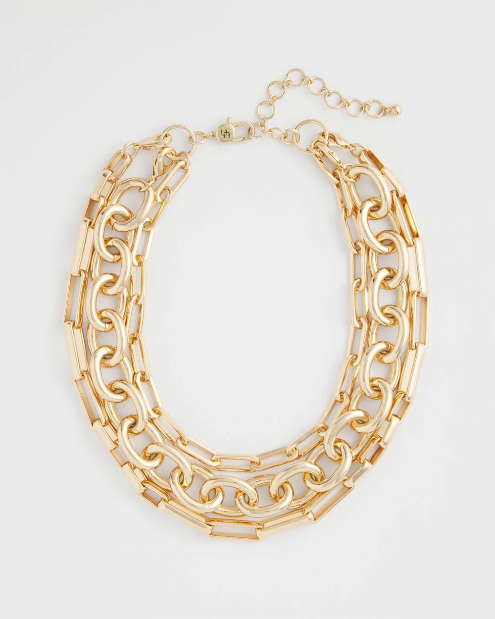 Convertible Three-Strand Chain Necklace - Chico's