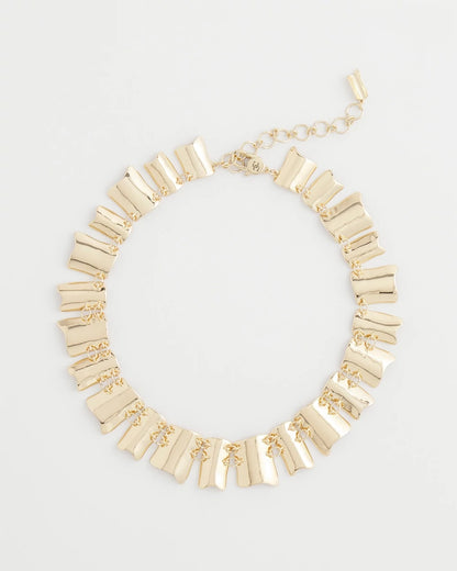 Gold Wave Collar Necklace - Chico's