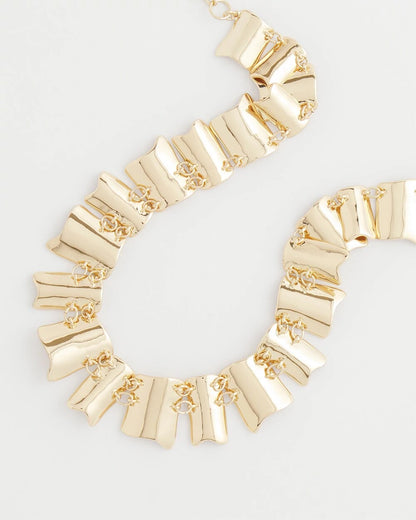 Gold Wave Collar Necklace - Chico's
