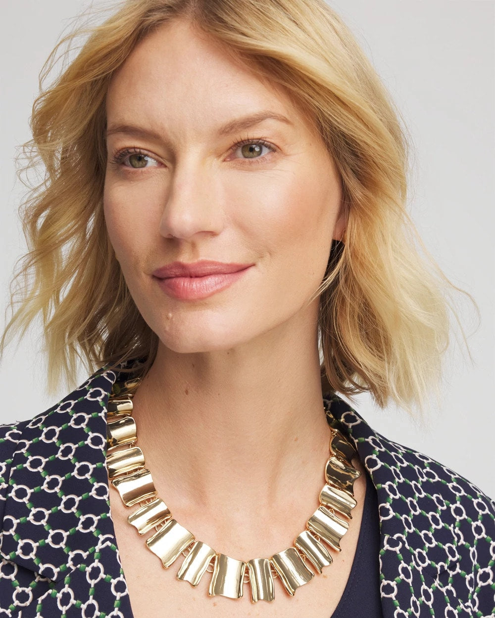 Gold Wave Collar Necklace - Chico's