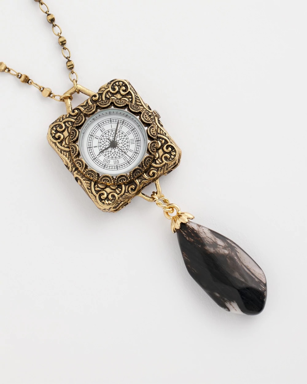 Clock Pendant Necklace - Chico's