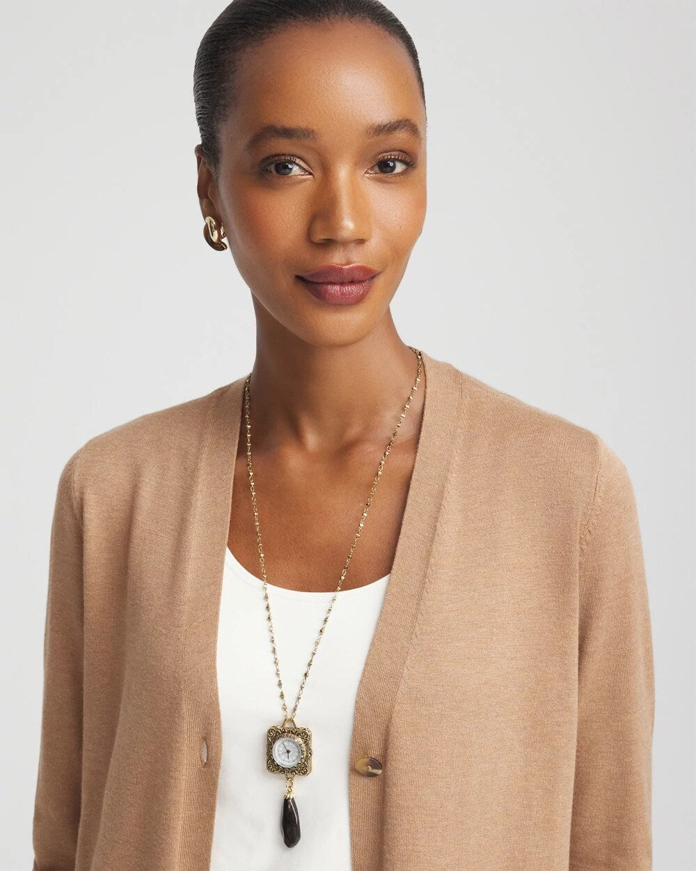Clock Pendant Necklace - Chico's