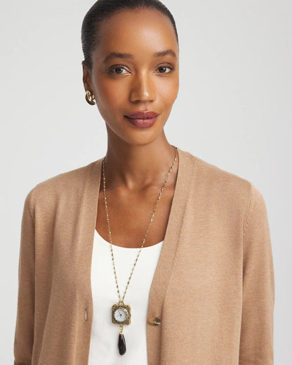 Clock Pendant Necklace - Chico's