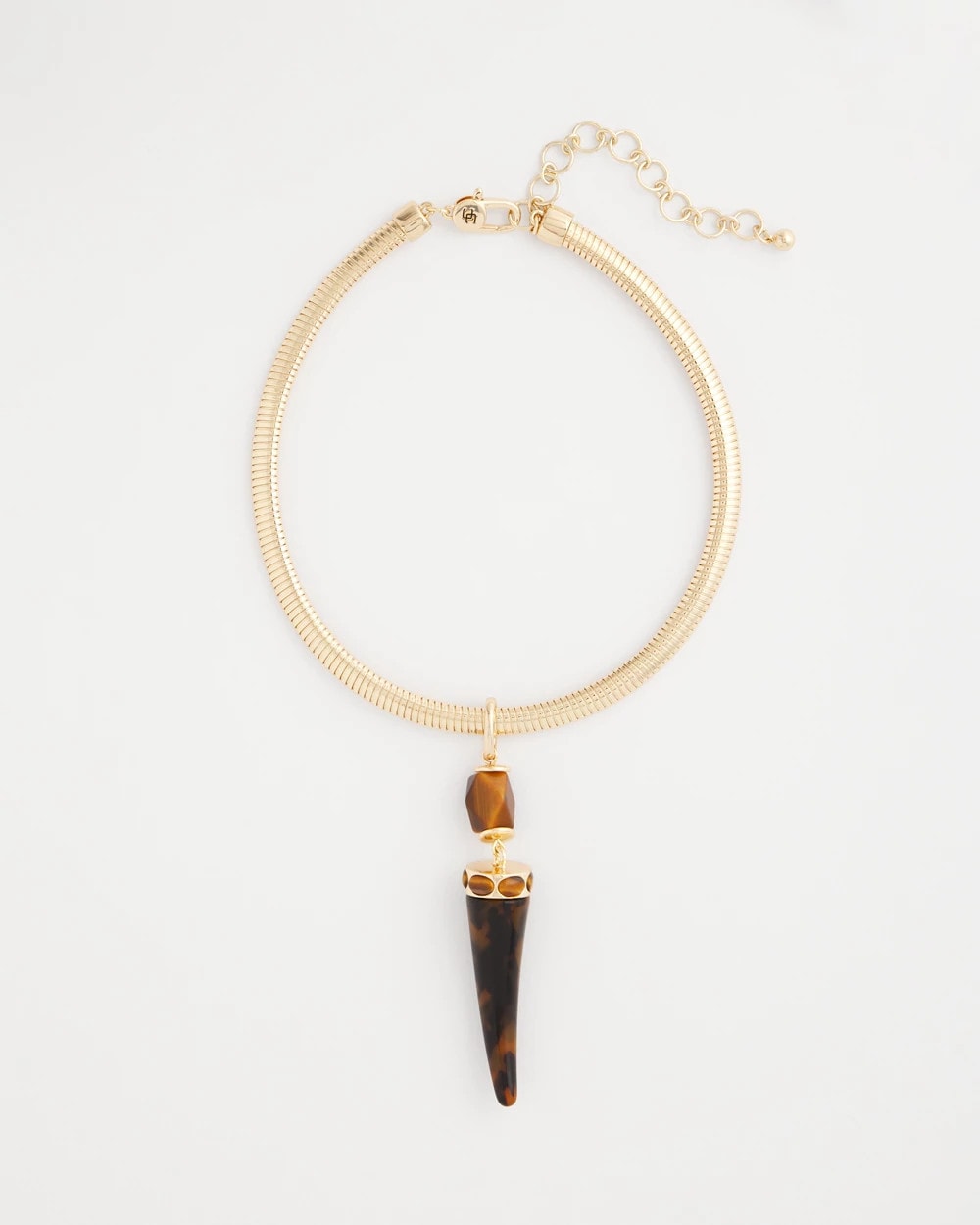 Tortoise Pendant Collar Necklace - Chico's