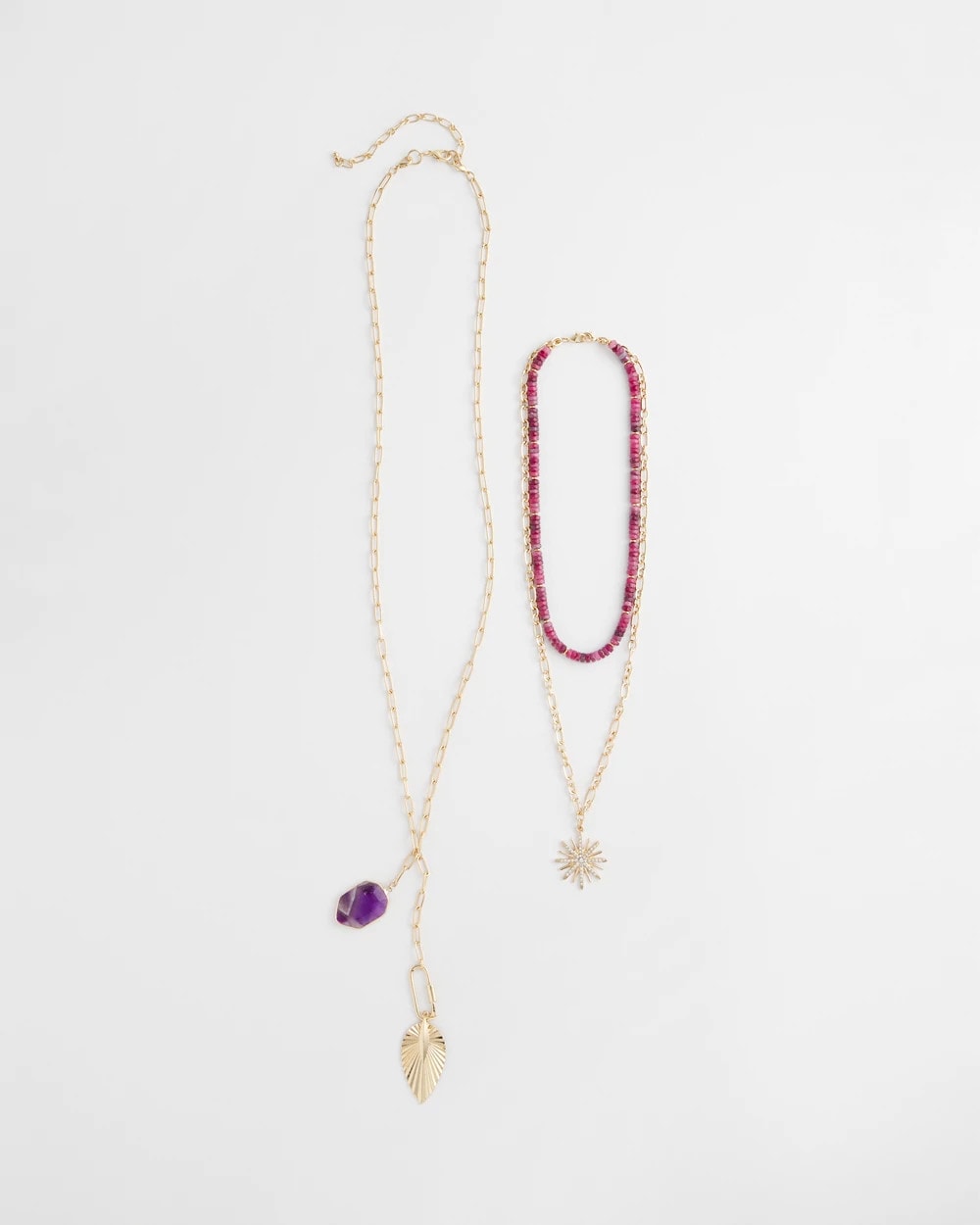 Amethyst Convertible Multi-Layer Necklace - Chico's