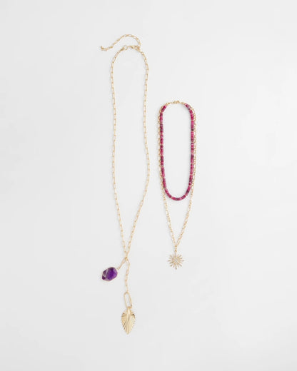 Amethyst Convertible Multi-Layer Necklace - Chico's