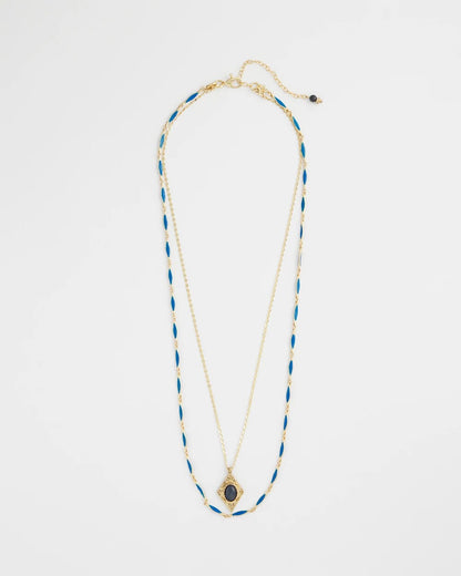 Double-Strand Sodalite Pendant Necklace - Chico's
