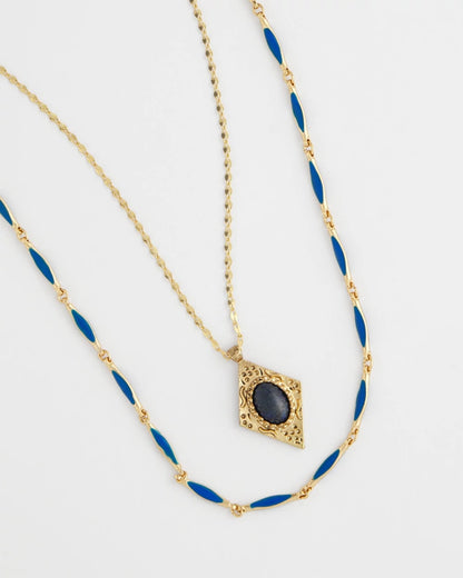 Double-Strand Sodalite Pendant Necklace - Chico's