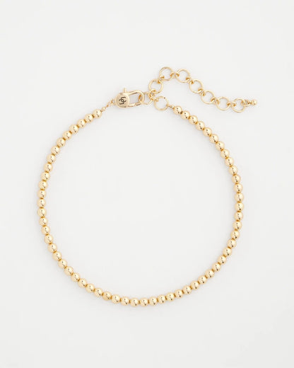 Golden Beaded Necklace - Chico's