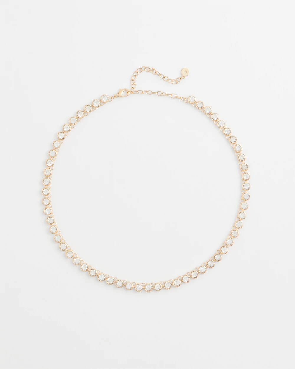 Goldtone Tennis Necklace - Chico's