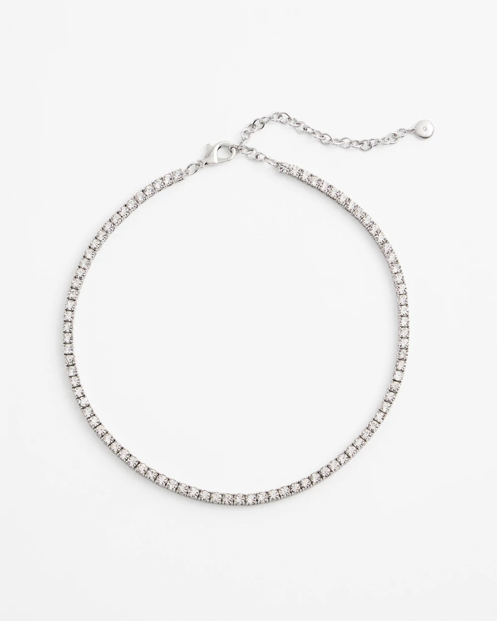 Silver Tennis Necklace - Chico's