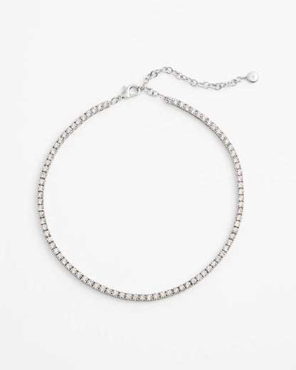 Silver Tennis Necklace - Chico's