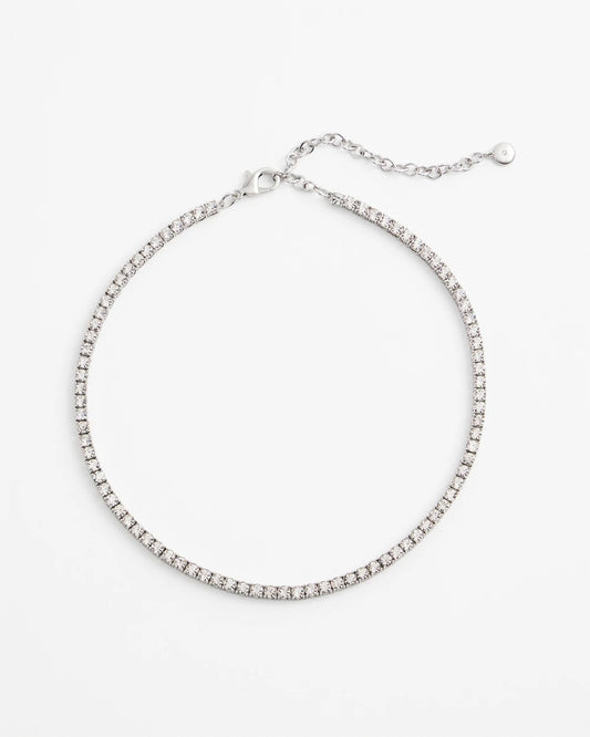 Silver Tennis Necklace - Chico's