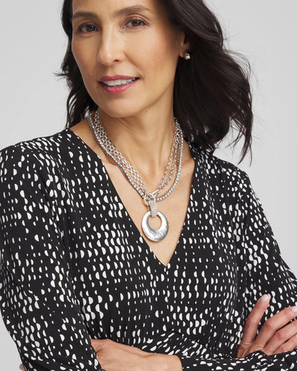 Silver Tennis Necklace - Chico's