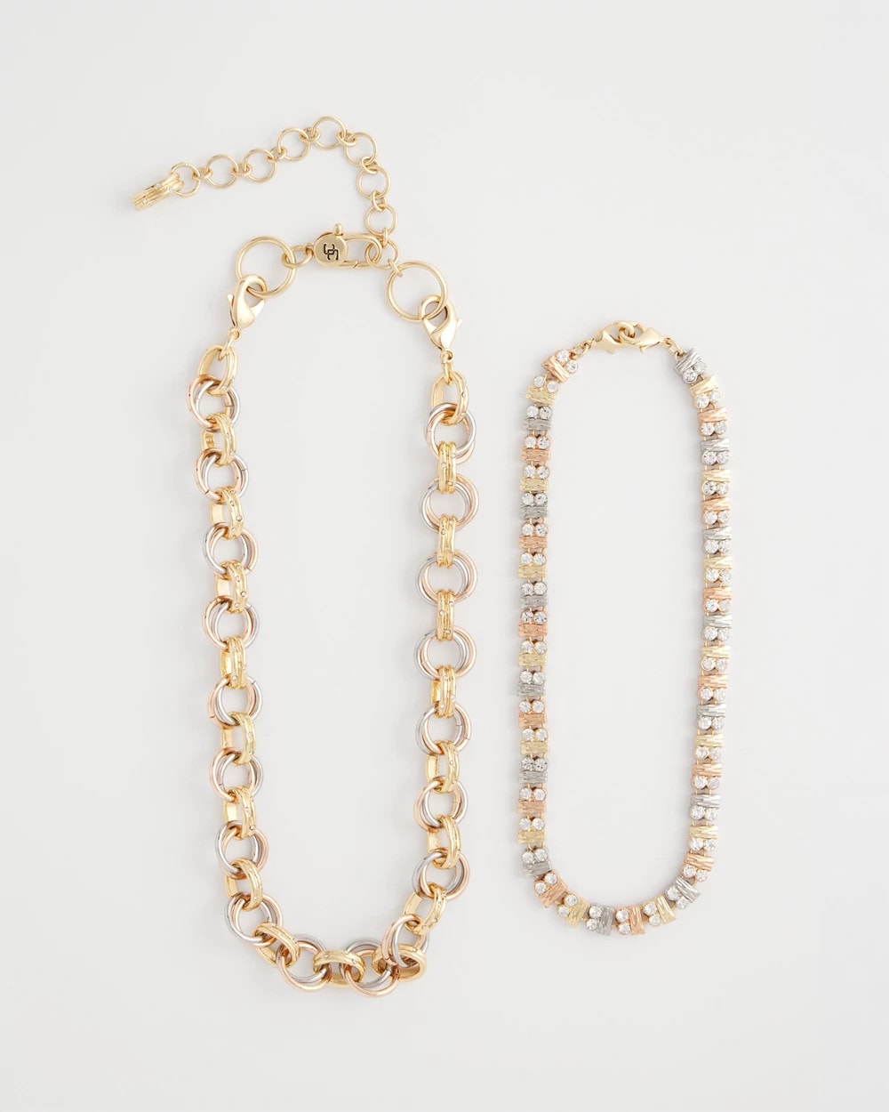 Convertible Tri-Tone Short Necklace - Chico's