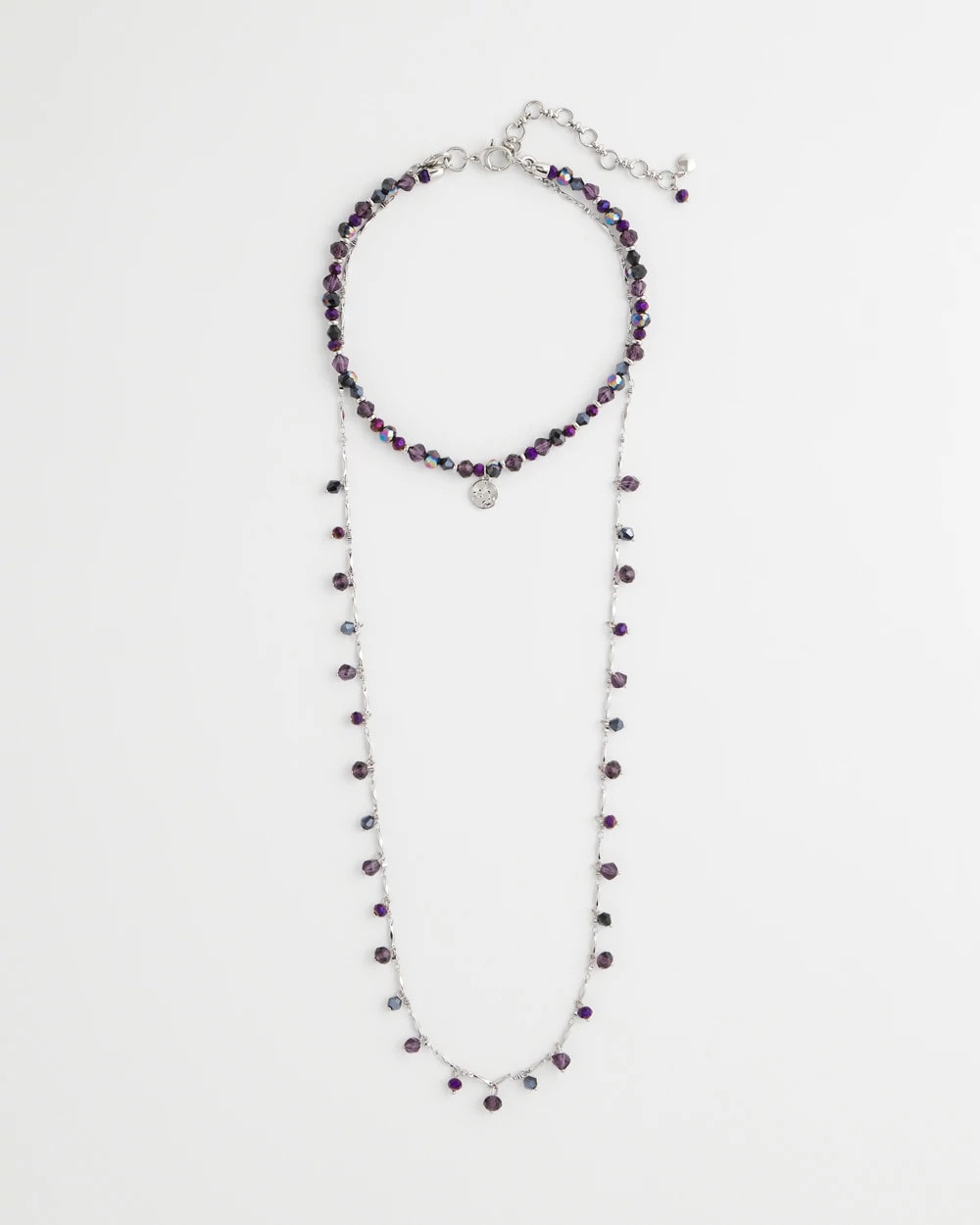 Convertible Purple Long Short Necklace - Chico's