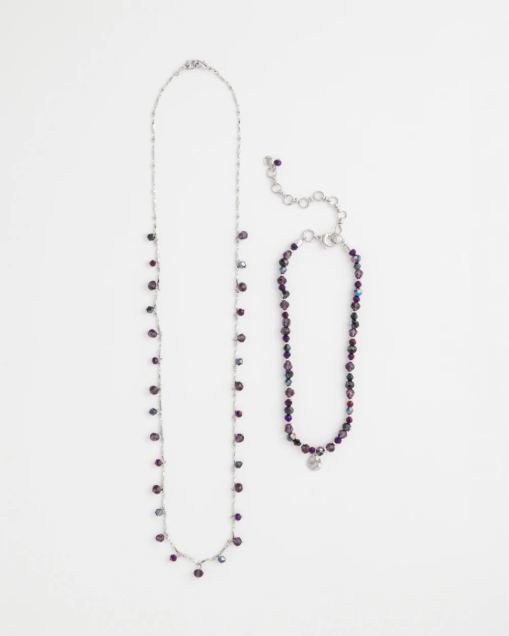 Convertible Purple Long Short Necklace - Chico's