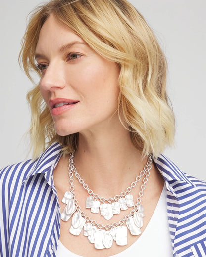 Double Square Charm Pendant Necklace - Chico's