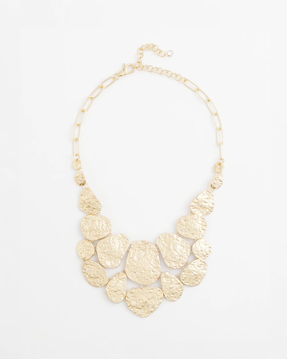 Molten Goldtone Bib Necklace - Chico's
