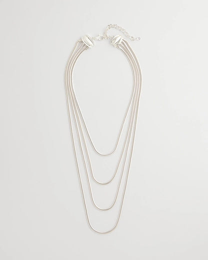 Multi-Layer Snake Chain Necklace - Chico's