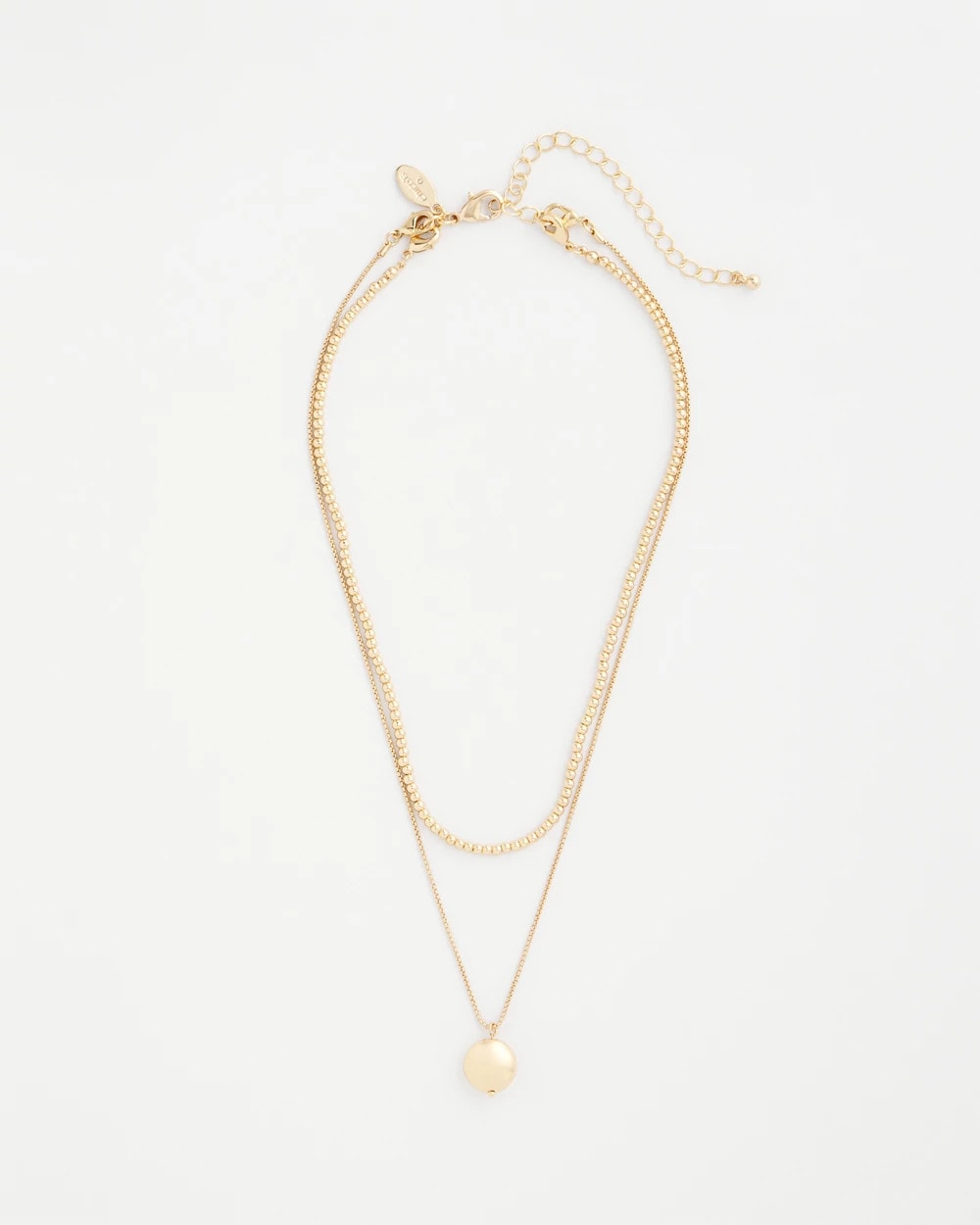 Goldtone Convertible Pendant Necklace - Chico's