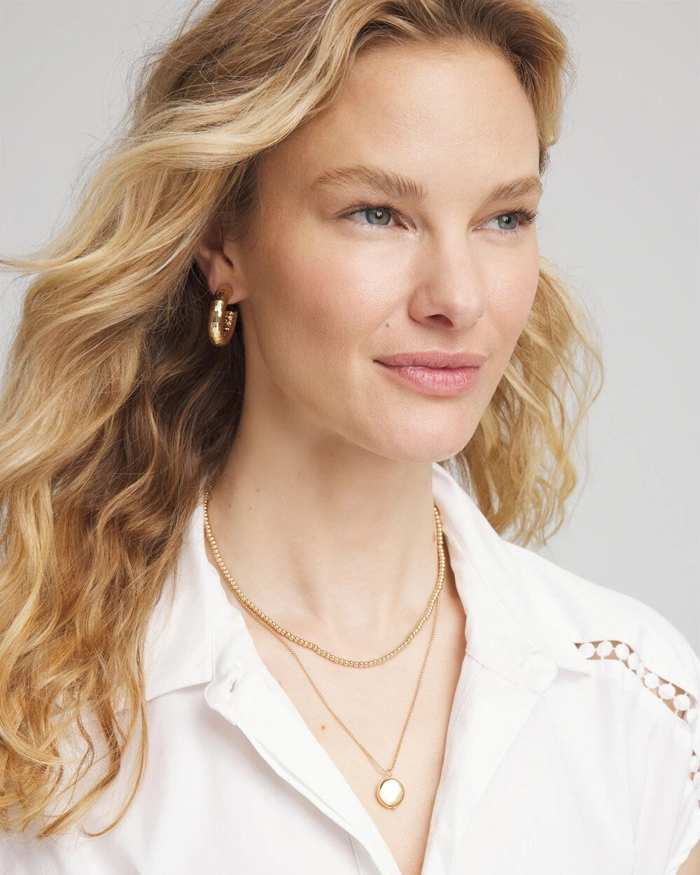 Goldtone Convertible Pendant Necklace - Chico's