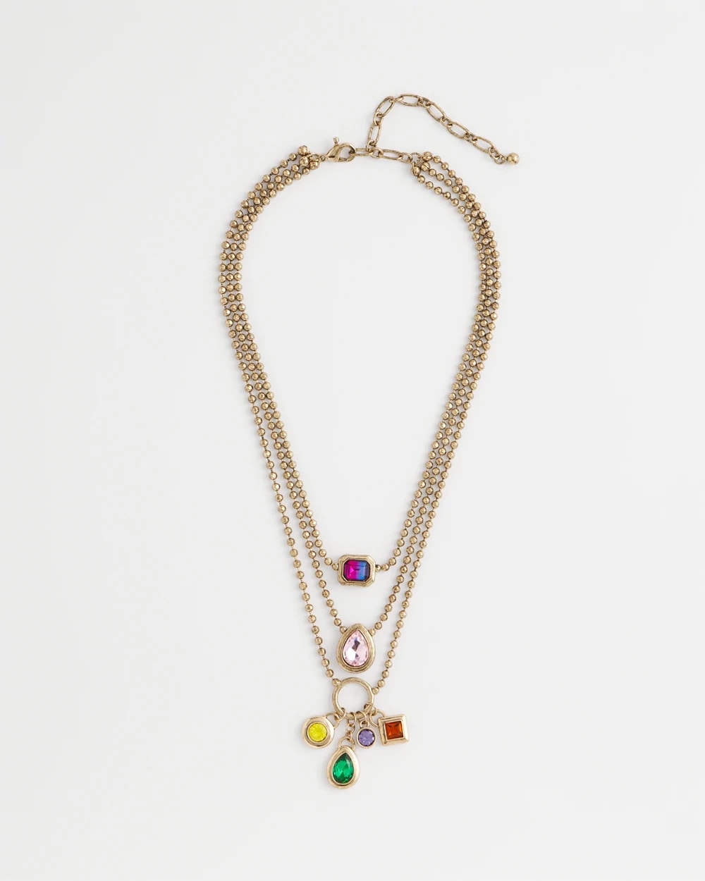 Multi-Strand Gem Necklace - Chico's