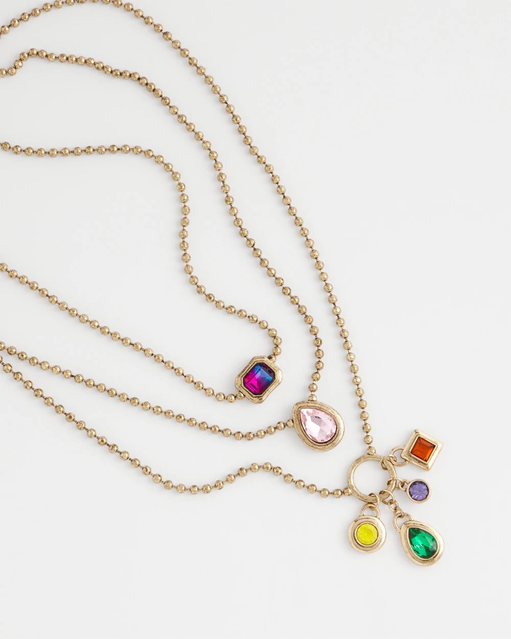 Multi-Strand Gem Necklace - Chico's