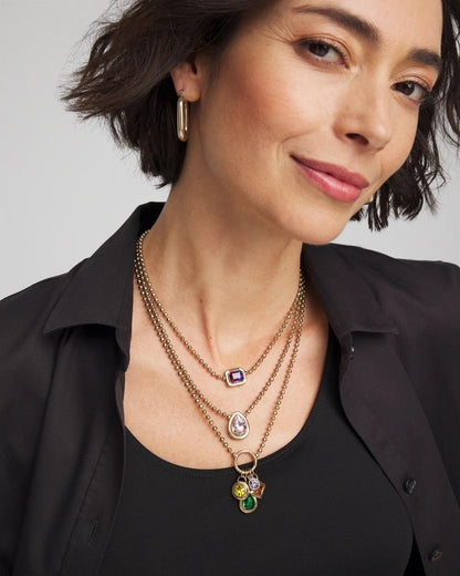 Multi-Strand Gem Necklace - Chico's