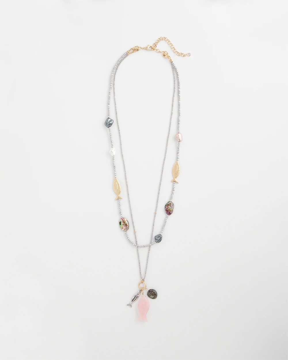 Chico's Originals White Jade Ocean Necklace - Chico's