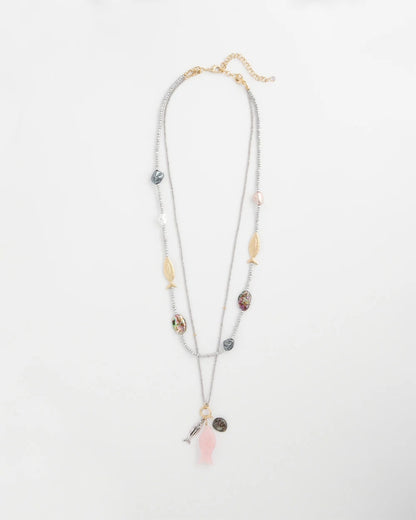 Chico's Originals White Jade Ocean Necklace - Chico's