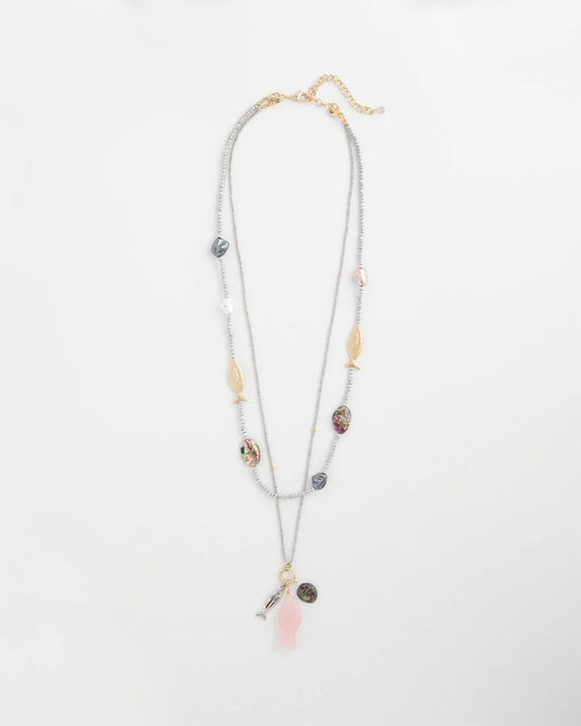 Chico's Originals White Jade Ocean Necklace - Chico's