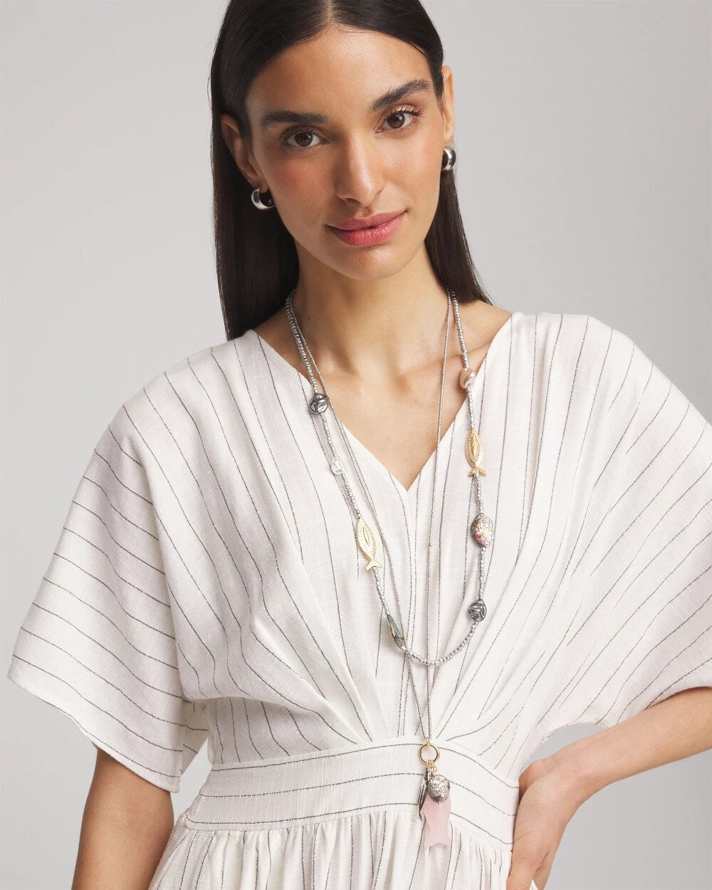 Chico's Originals White Jade Ocean Necklace - Chico's