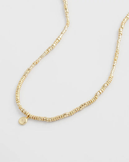 Long Goldtone Seed Bead Necklace - Chico's