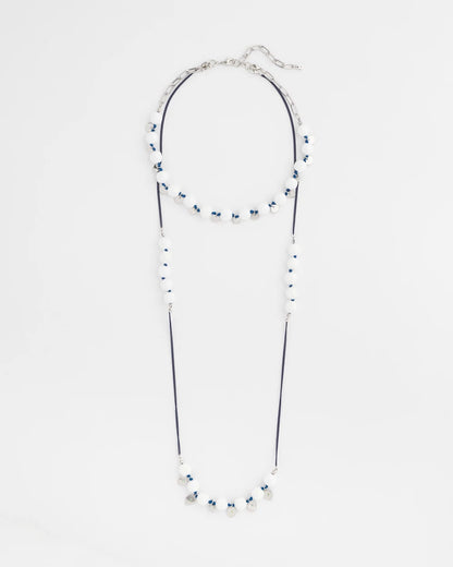 Convertible White Stone Necklace - Chico's