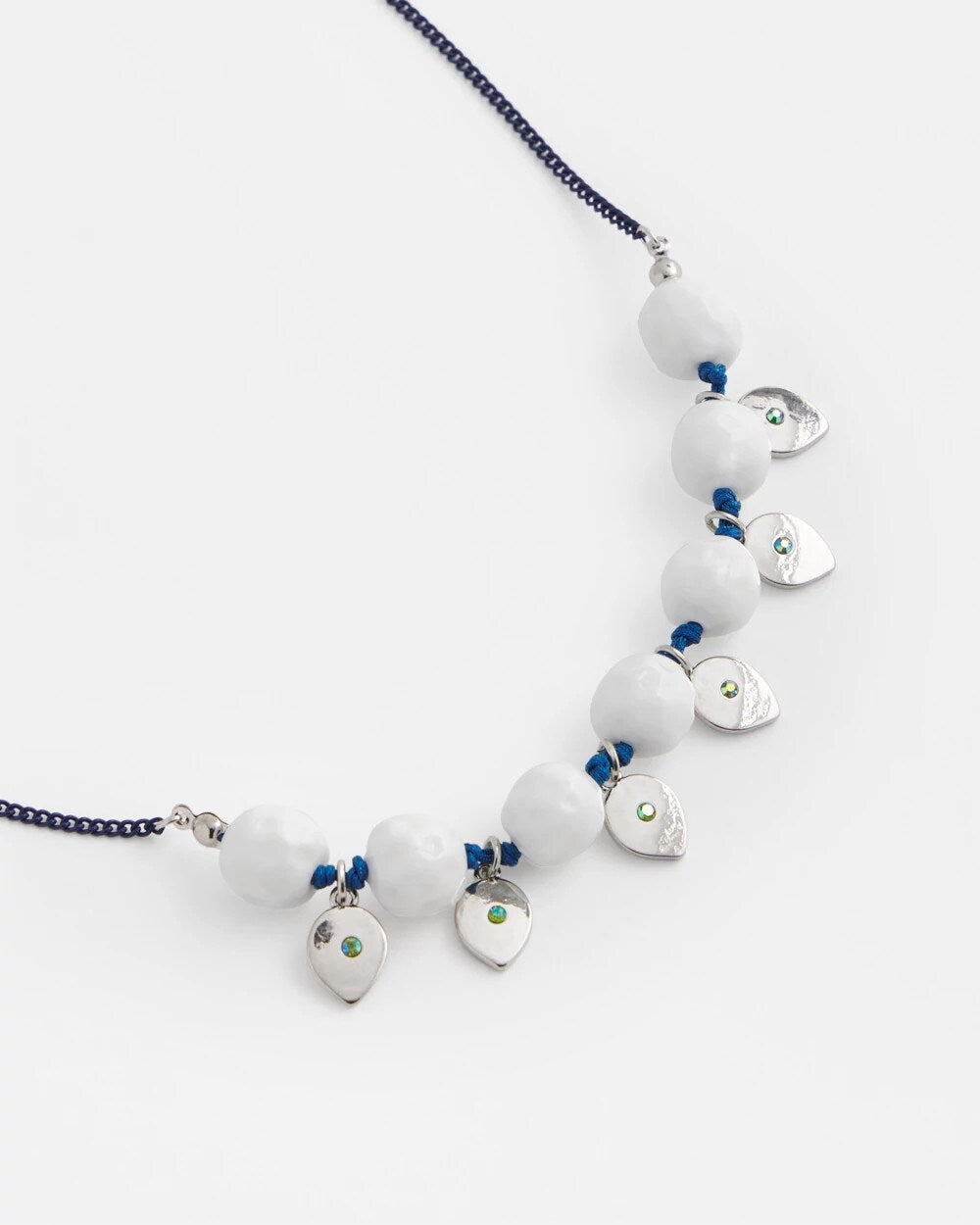 Convertible White Stone Necklace - Chico's