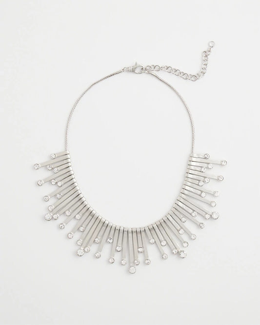 Chico’s Originals Silver Slice & Gem Bib - Chico's