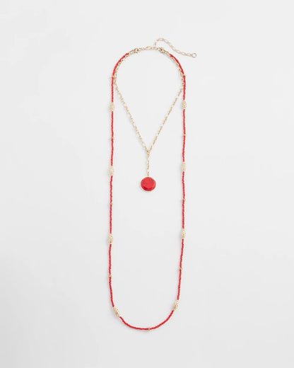Convertible Beaded Pendant Necklace - Chico's