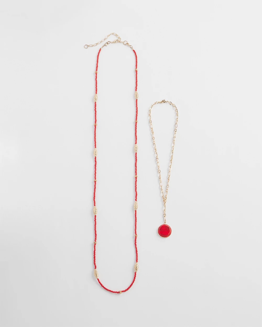 Convertible Beaded Pendant Necklace - Chico's