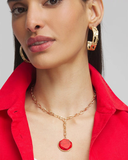 Convertible Beaded Pendant Necklace - Chico's