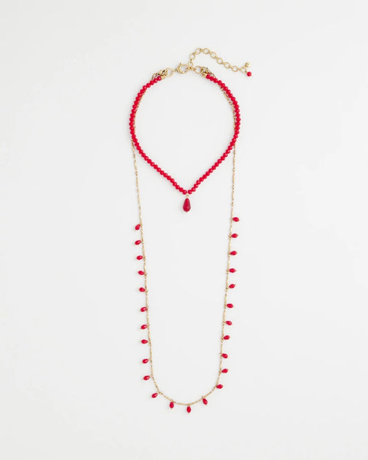 Convertible Red Necklace - Chico's