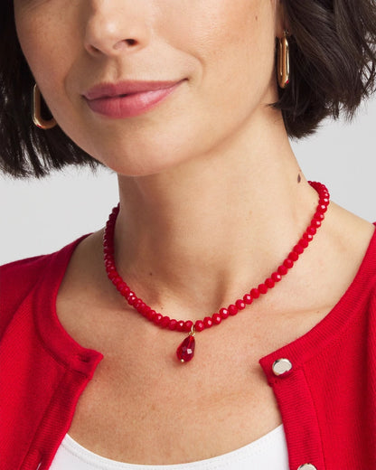 Convertible Red Necklace - Chico's